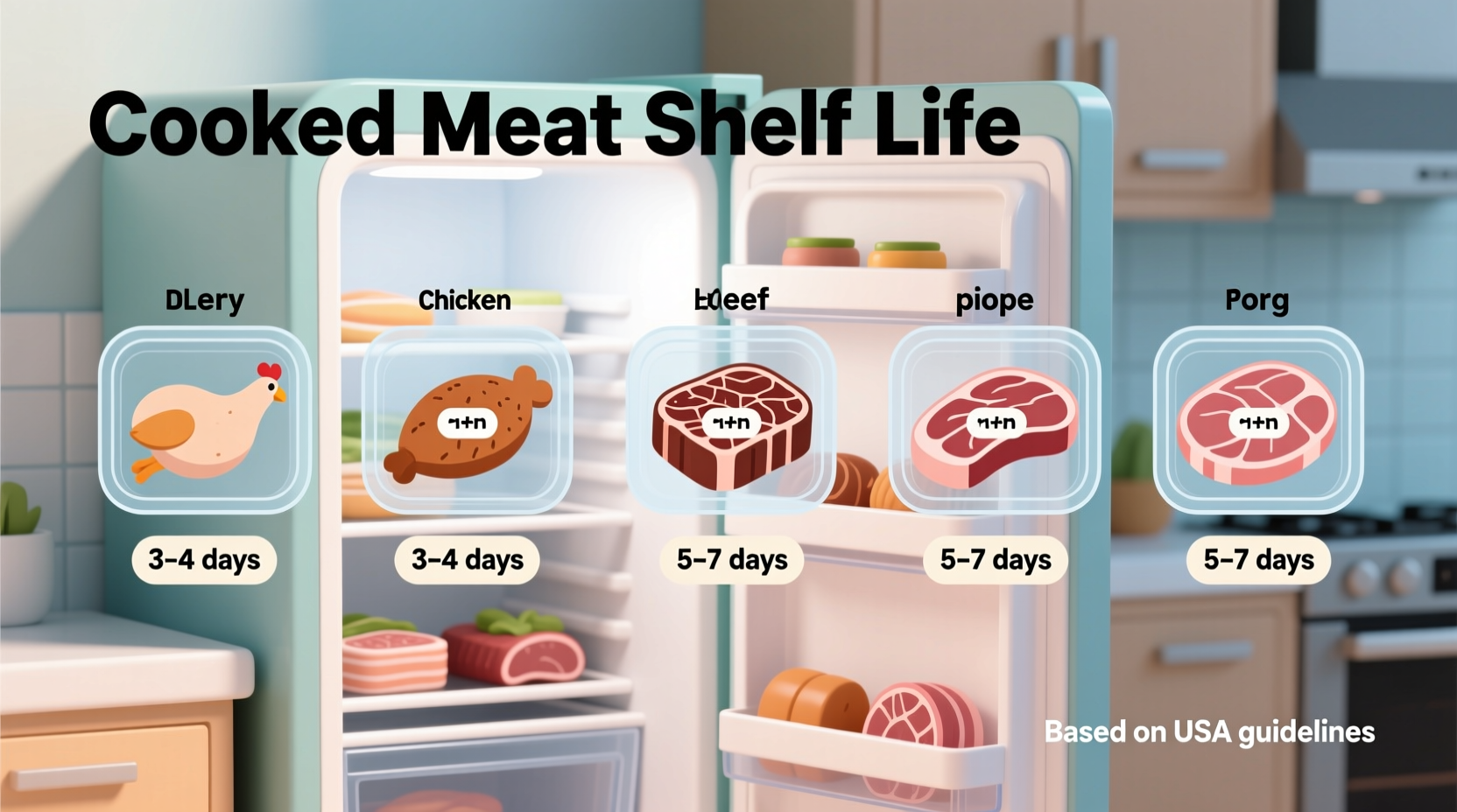 how long does cooked meat last in the refrigerator