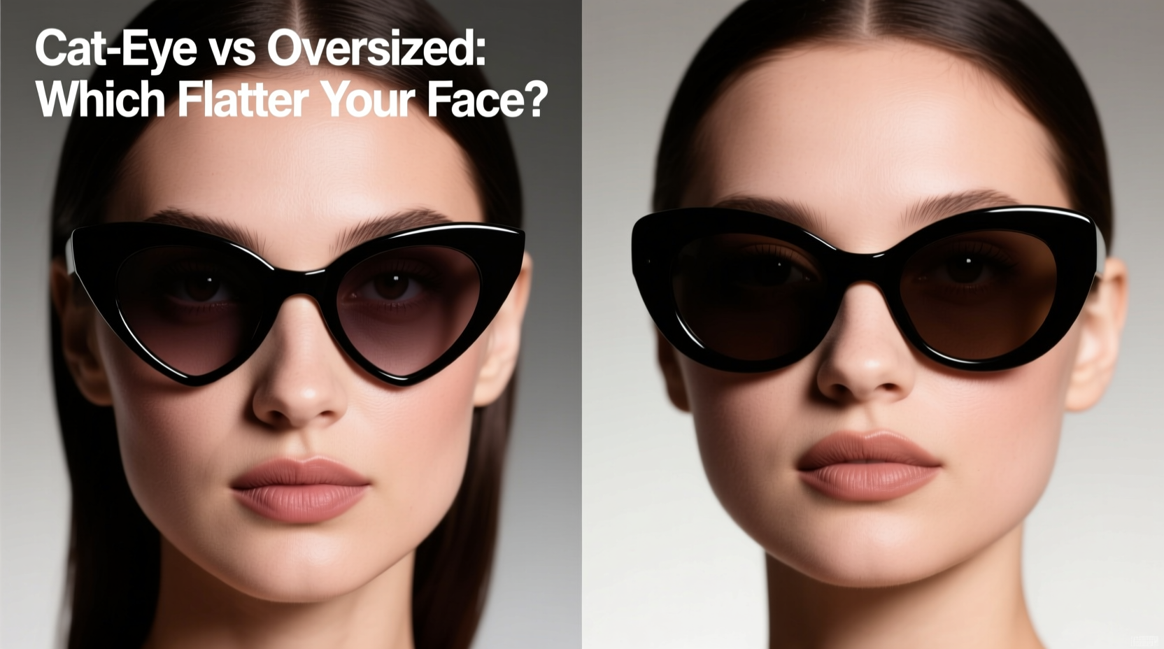 oversized sunglasses vs retro cat eyes which face shapes they flatter most