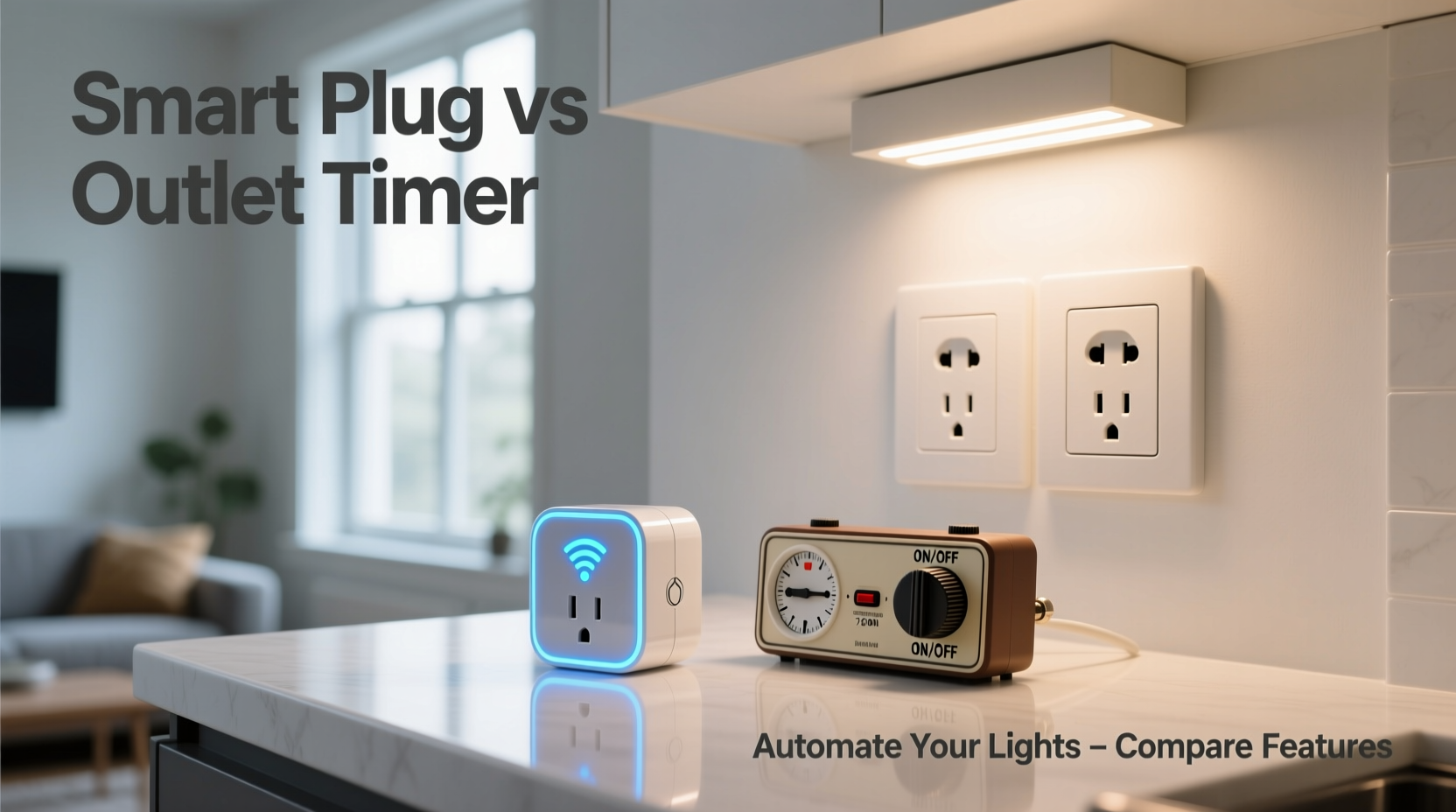 smart plug vs outlet timer for automating light schedules