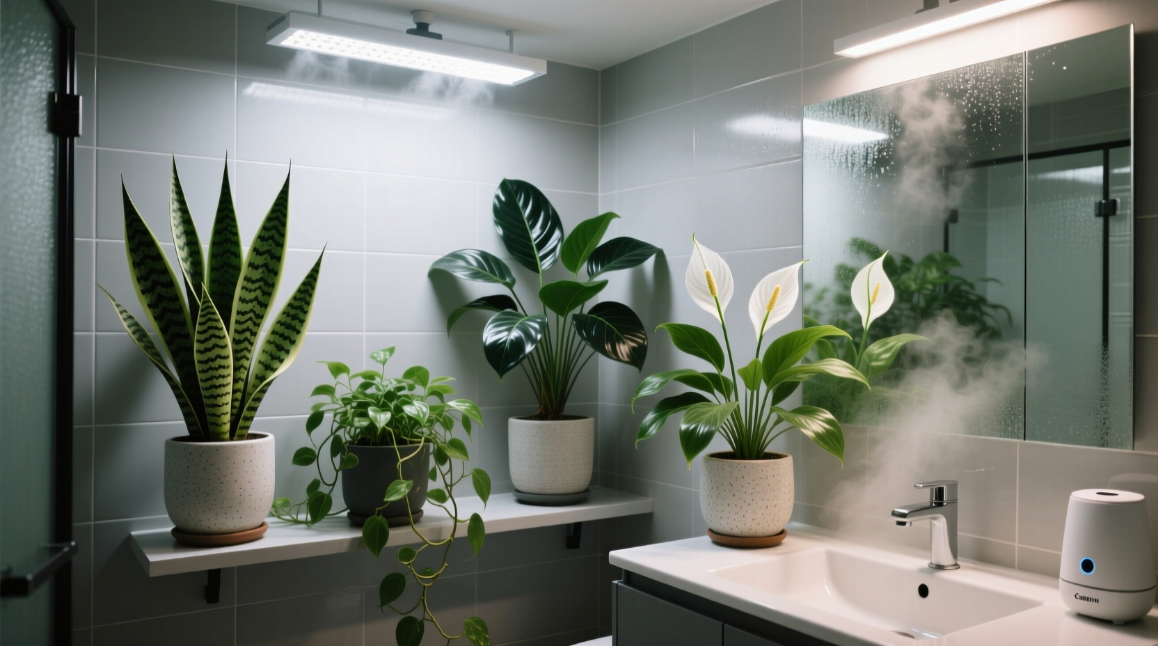 Best Houseplants For Windowless Bathrooms That Actually Survive The Dark