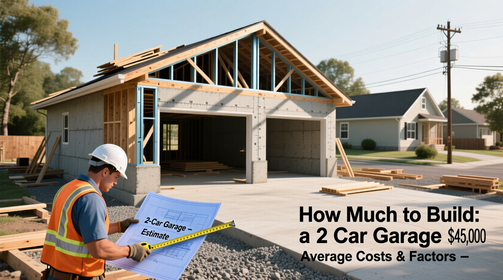 how much to build a 2 car garage