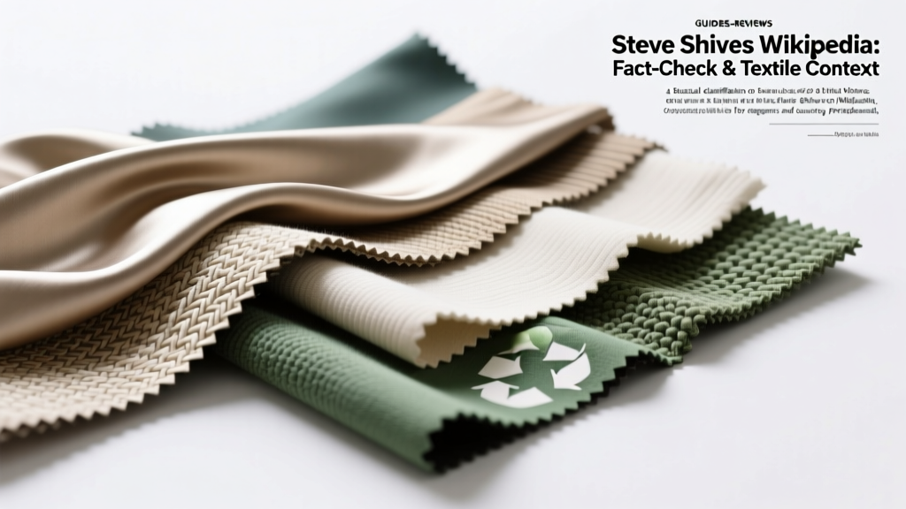 Steve Shives Wikipedia: Fact-Check & Textile Context