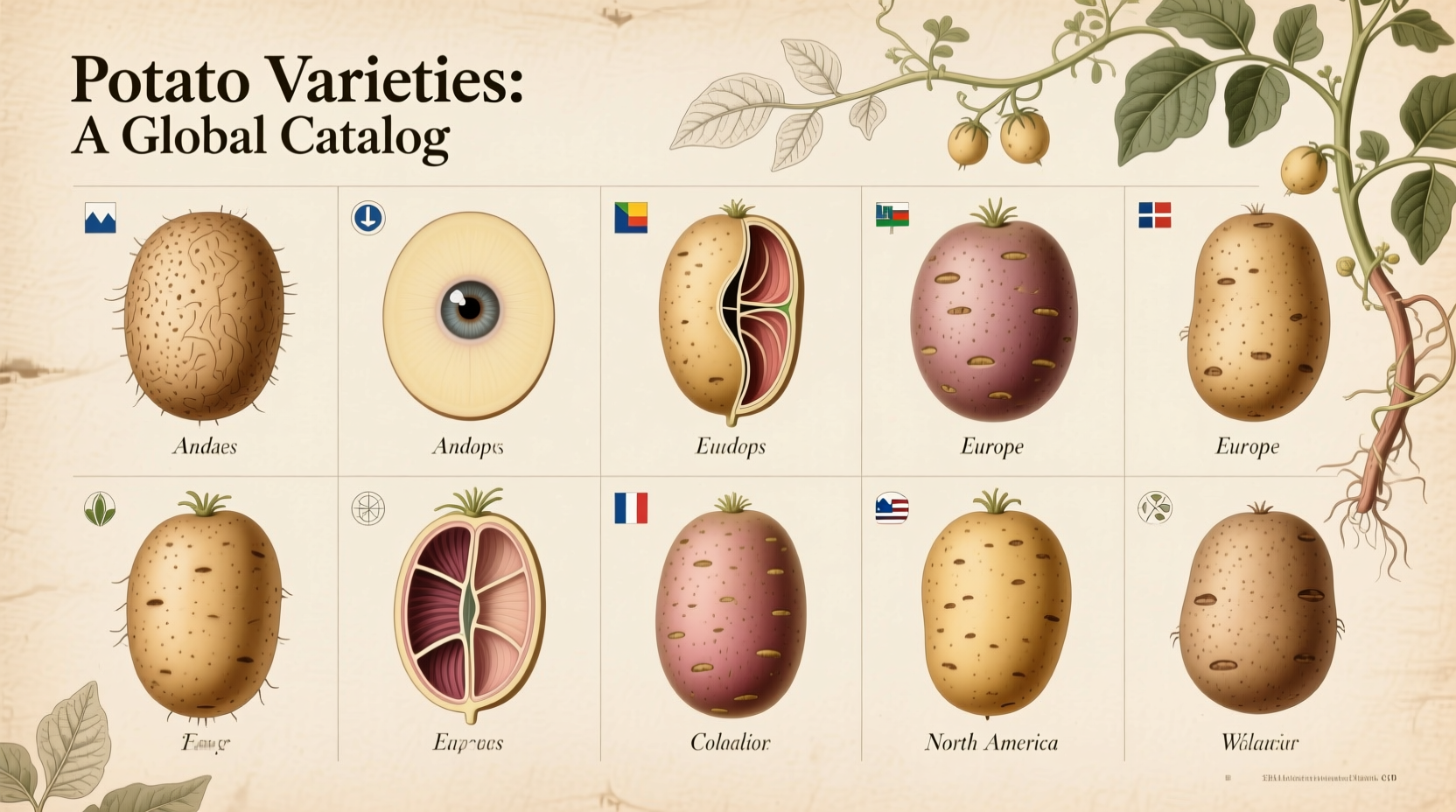 Potato Varieties Chart: Match Types to Perfect Cooking Results