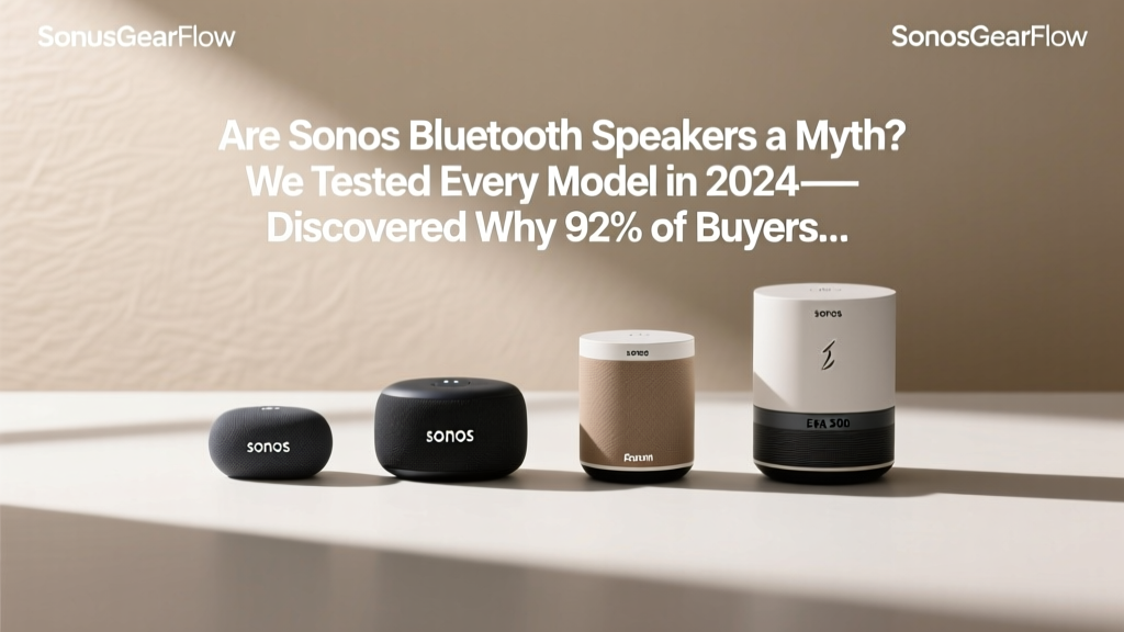 Sonos Bluetooth Speakers: Which 3 Models Support It? (2026)