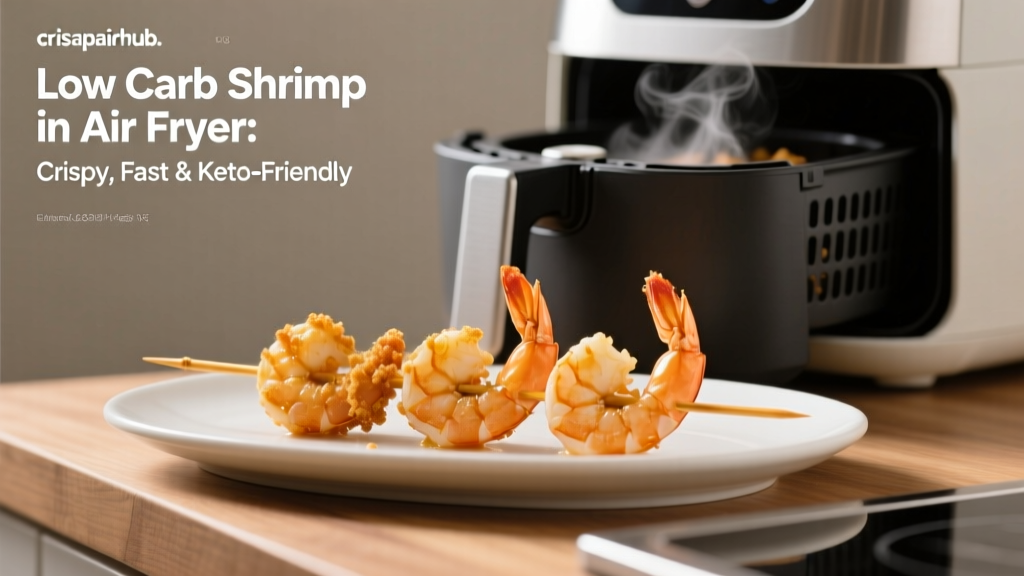 Crispy Low Carb Shrimp in Air Fryer | Keto-Friendly
