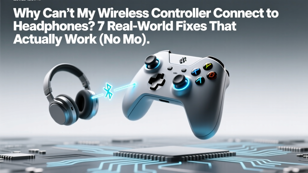 Why Can’t My Wireless Controller Connect to Headphones?