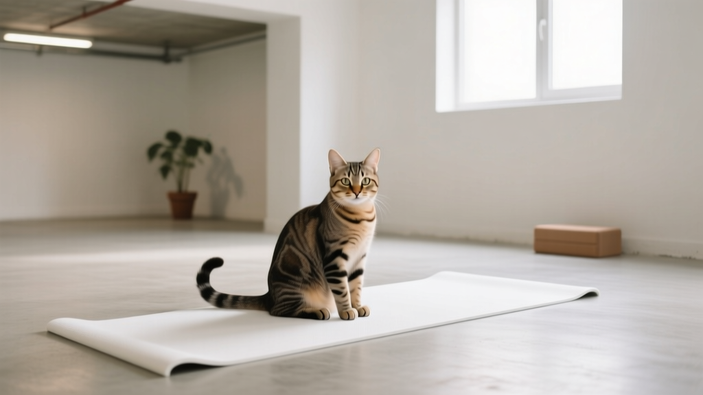 Why Cats Sit on the Basement Exercise Mat