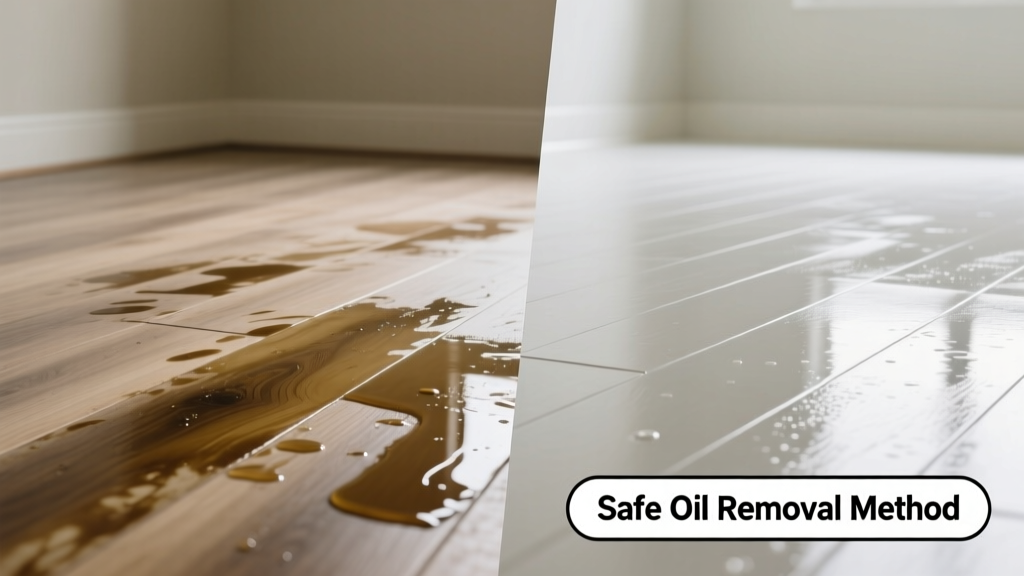 How to Remove Oil from Vinyl Flooring Safely