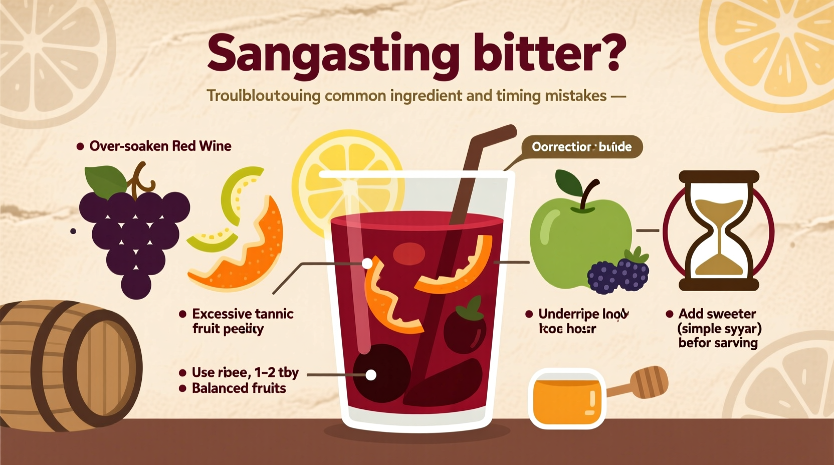 why does my sangria taste bitter troubleshooting common ingredient and timing mistakes