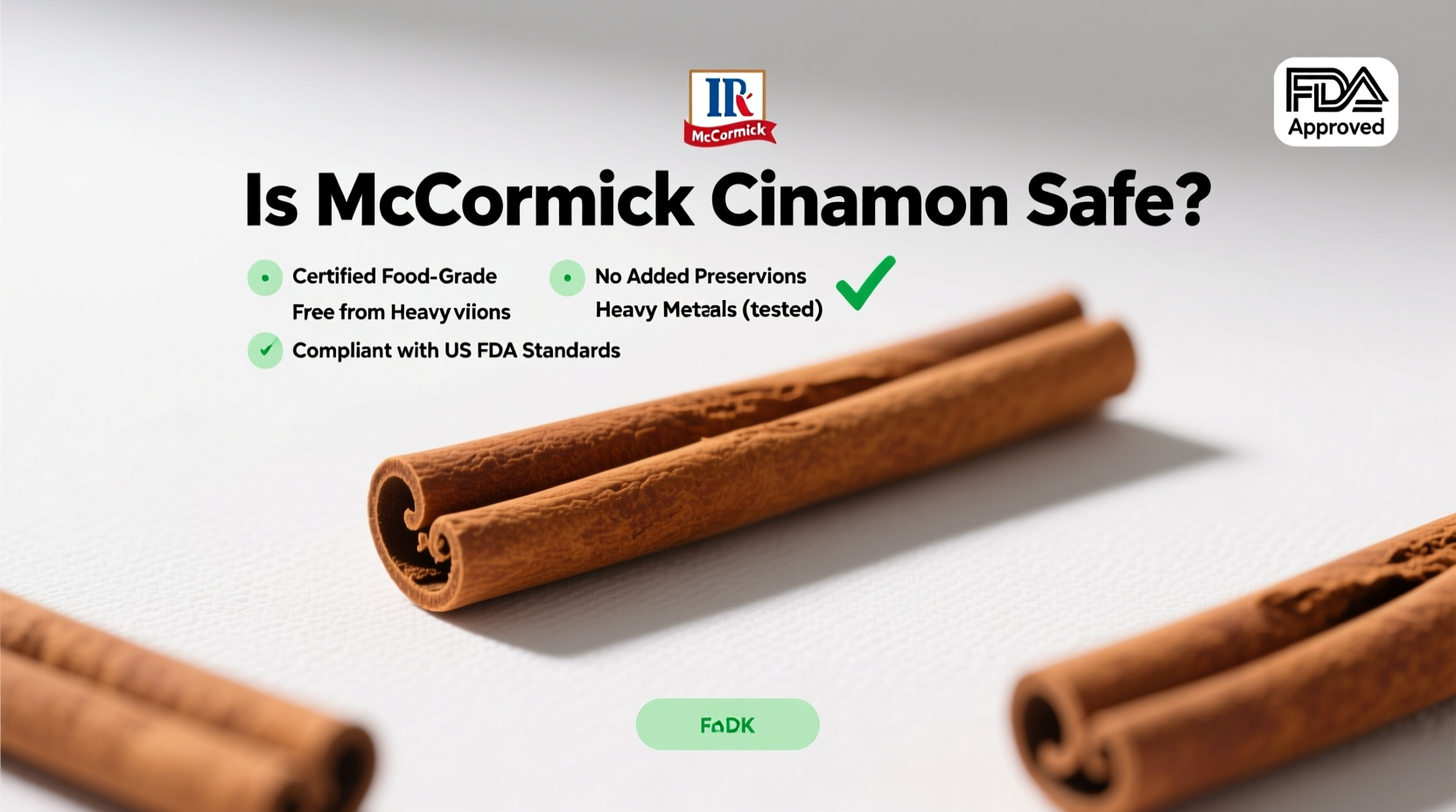 McCormick Zimt mit Sicherheitszertifizierung