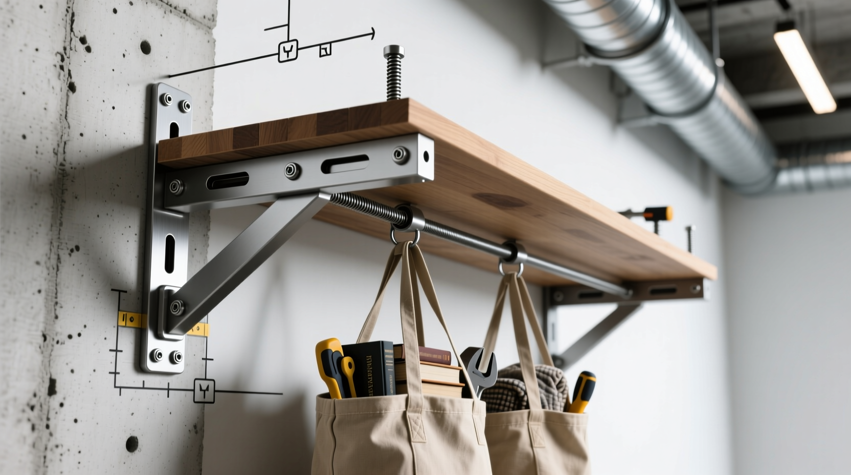 closet organization tips brackets vs cleats for heavy totes
