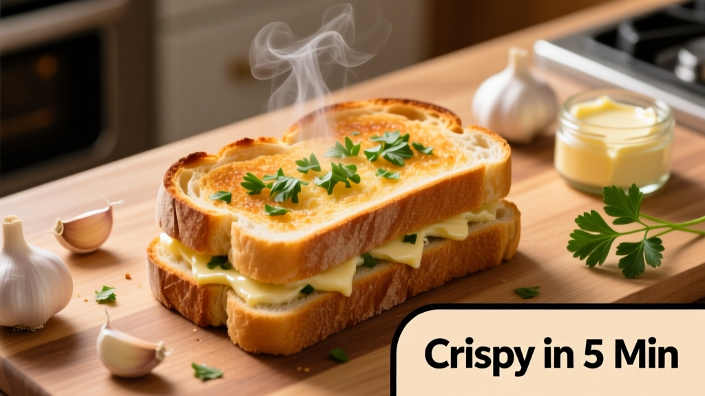 Air Fryer Texas Toast Garlic Bread (Crispy in 5 Min!)