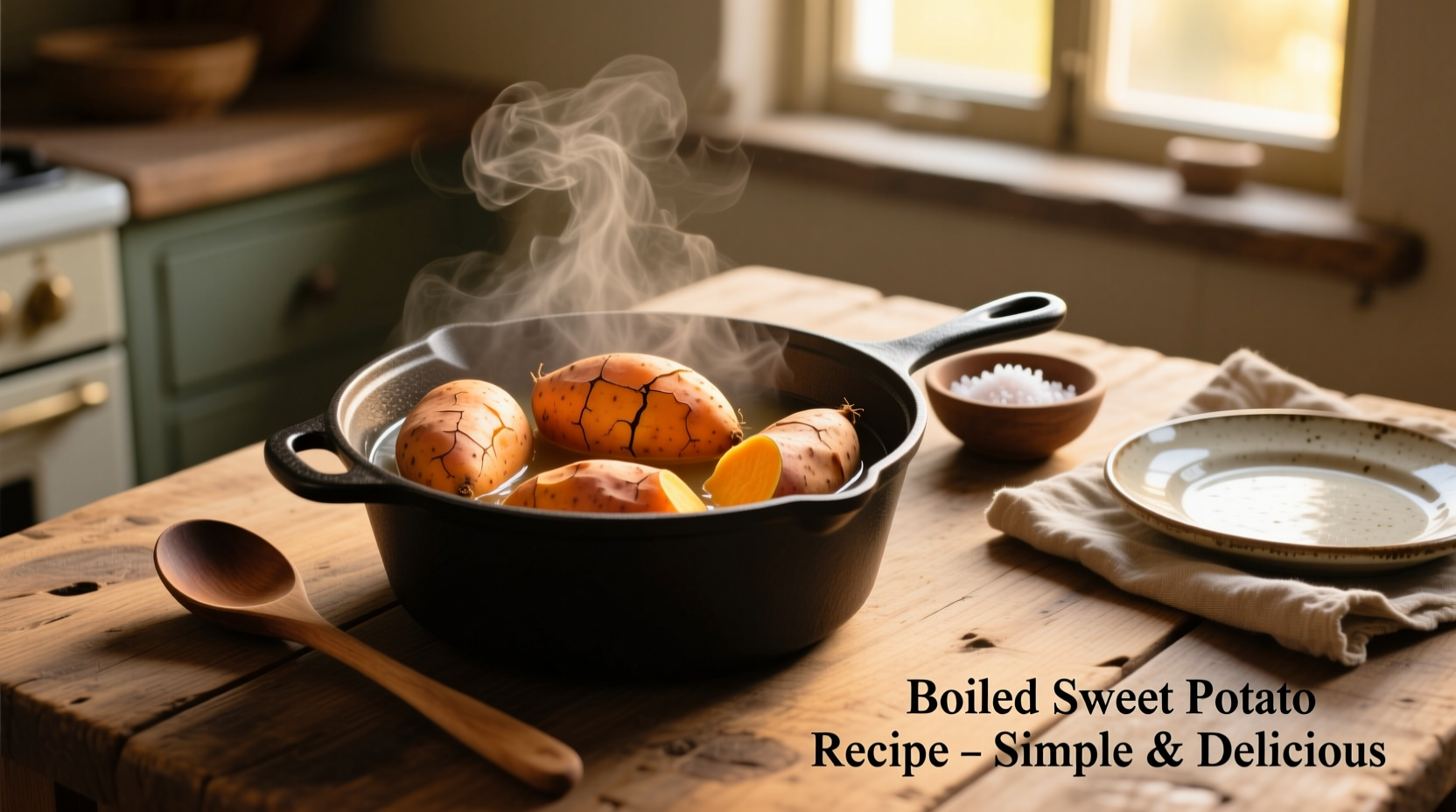 Perfect Boiled Sweet Potato Recipe: Simple & Nutritious