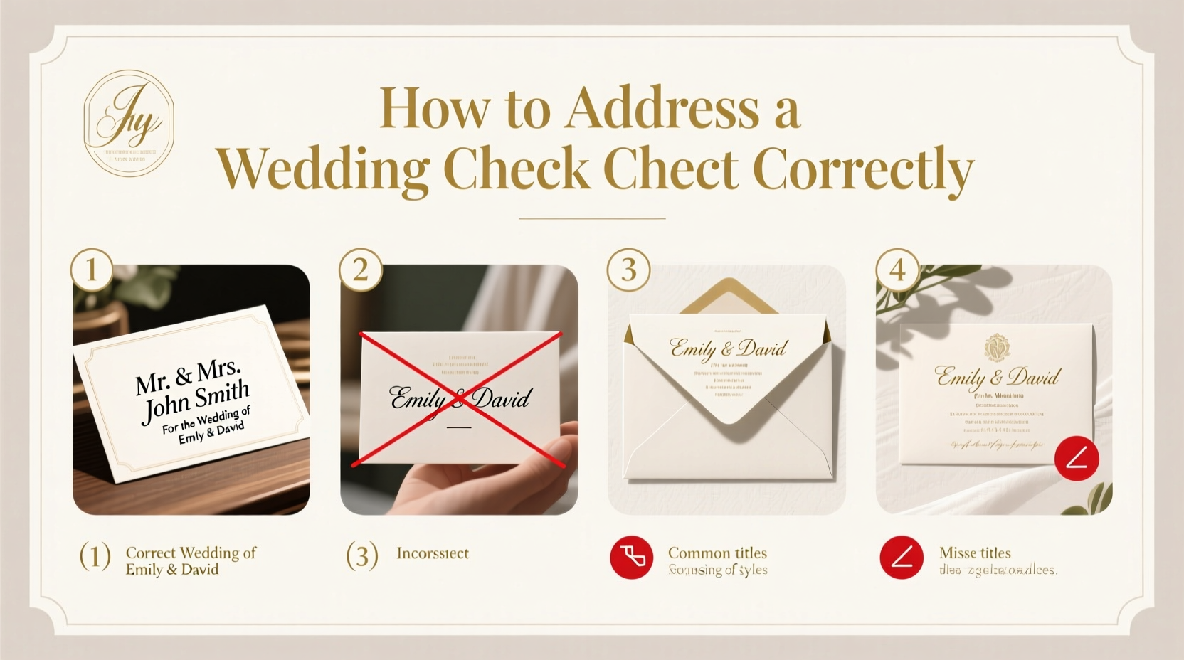 how to address a wedding check