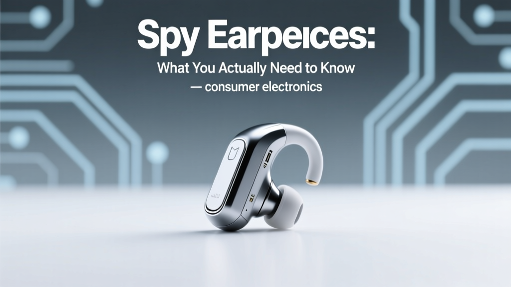Spy Earpiece What You Actually Need To Know: 7 Legal Truths,