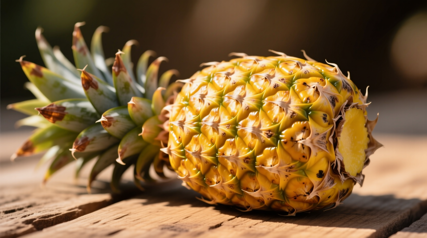 how to tell if a pineapple is ripe