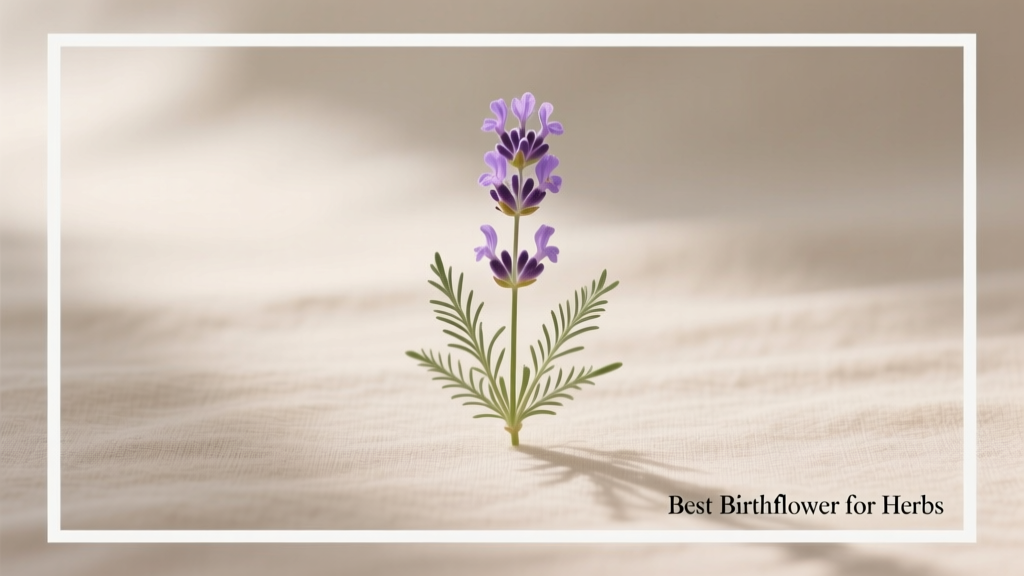 The Best Birthflower for Herbs: Matching Botanical Personality with Seasonal Wisdom