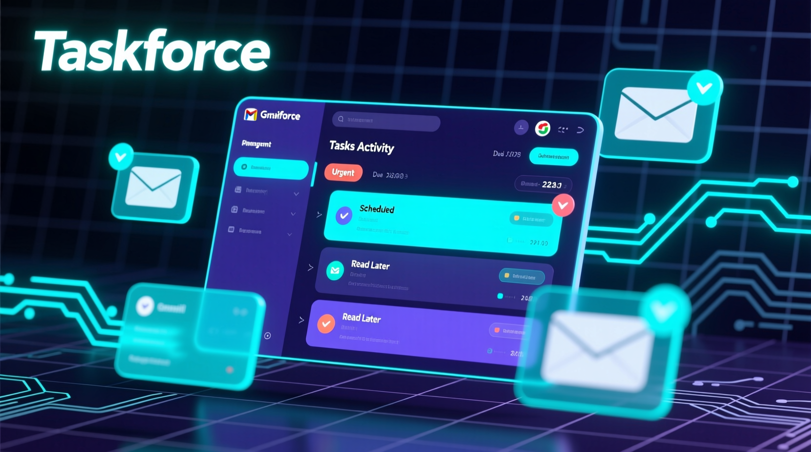 taskforce manages your tasks and email activity in gmai