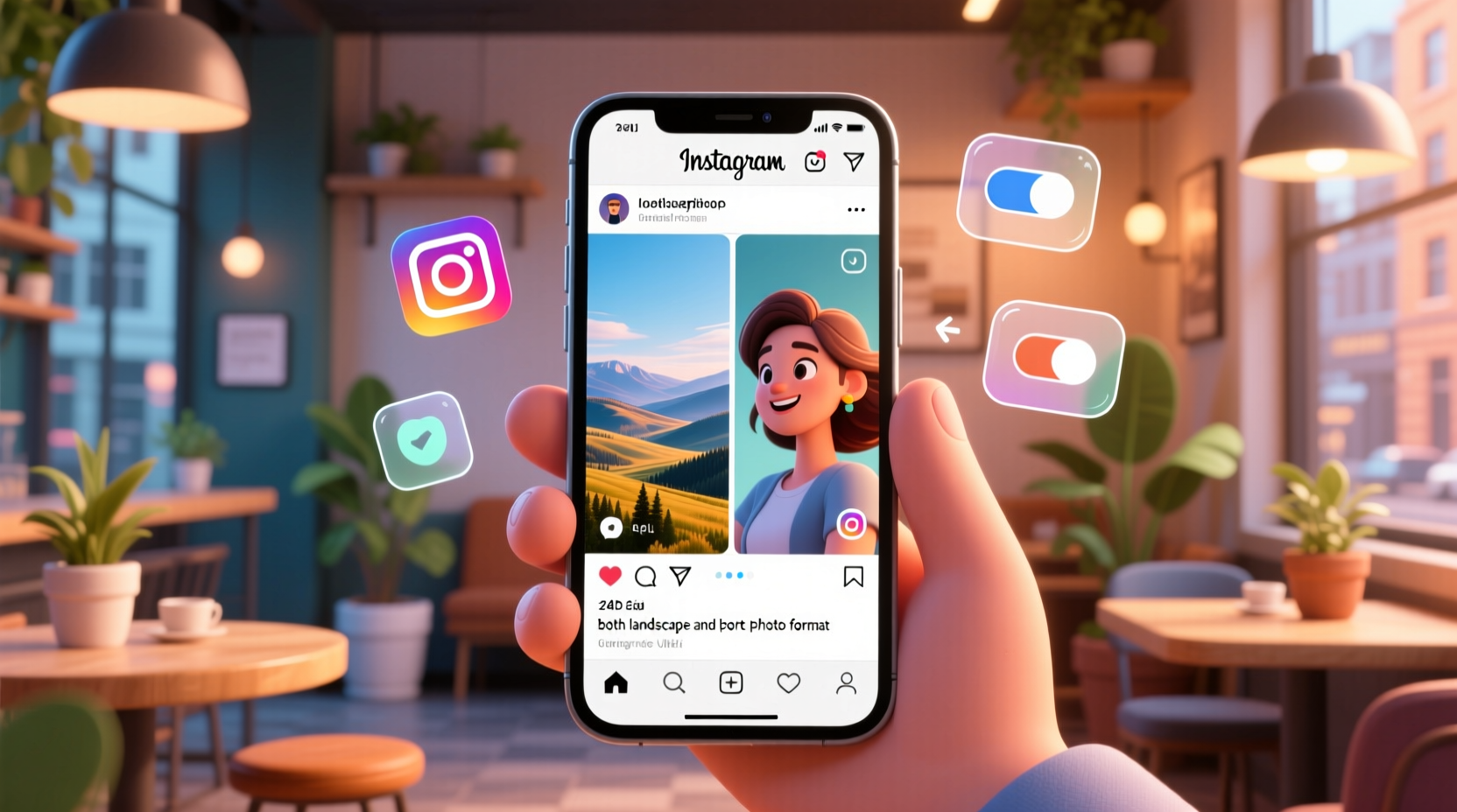 instagram finally allows landscape and portrait photos