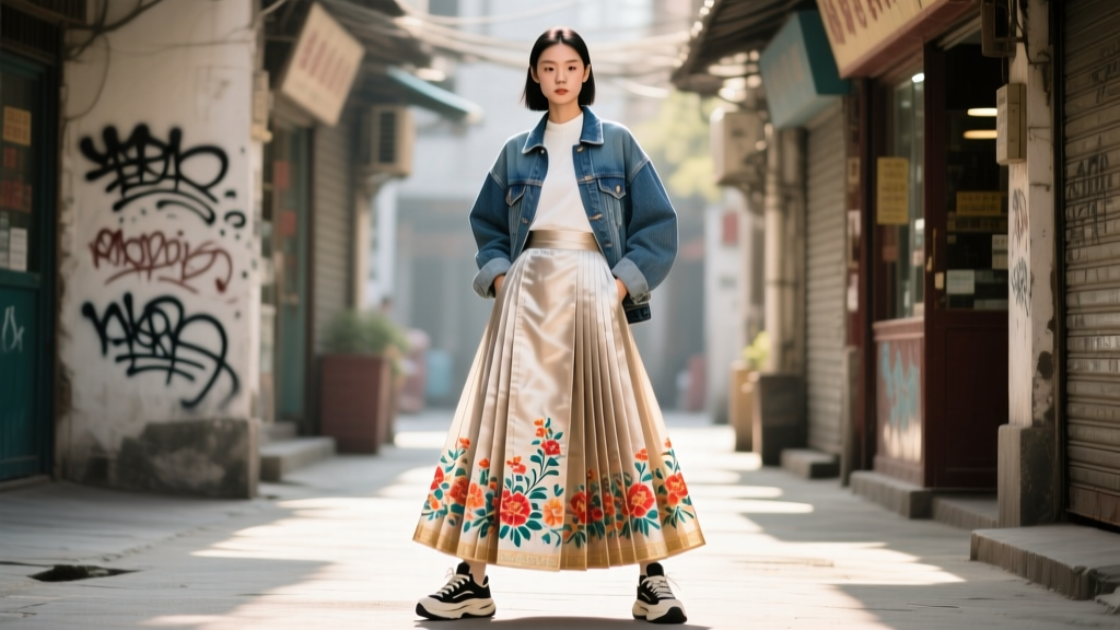 Douyin Street Fashion: Styling The Mamianqun Skirt