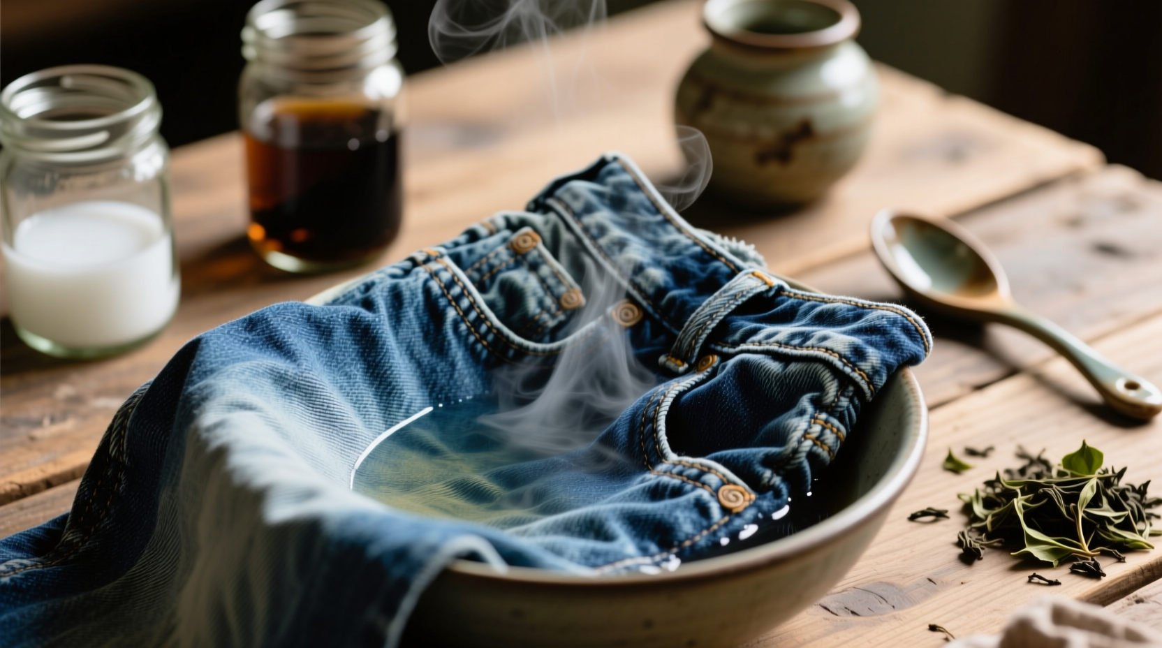 how to revive faded denim jeans naturally