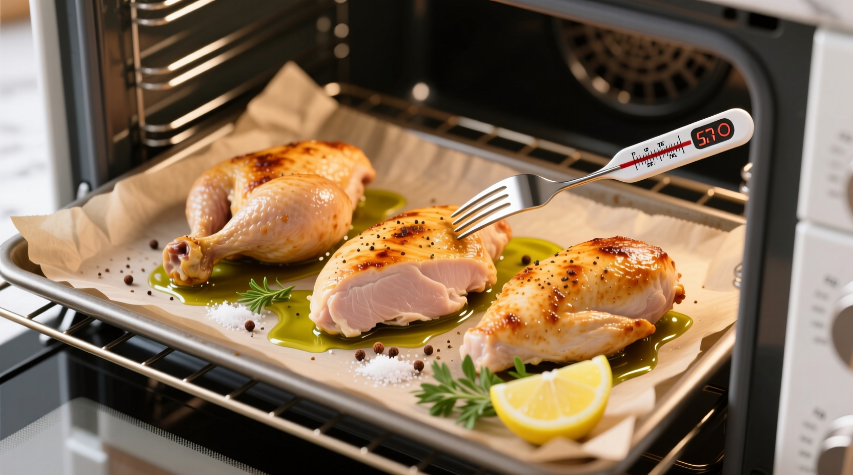 how long to cook chicken in oven at 350