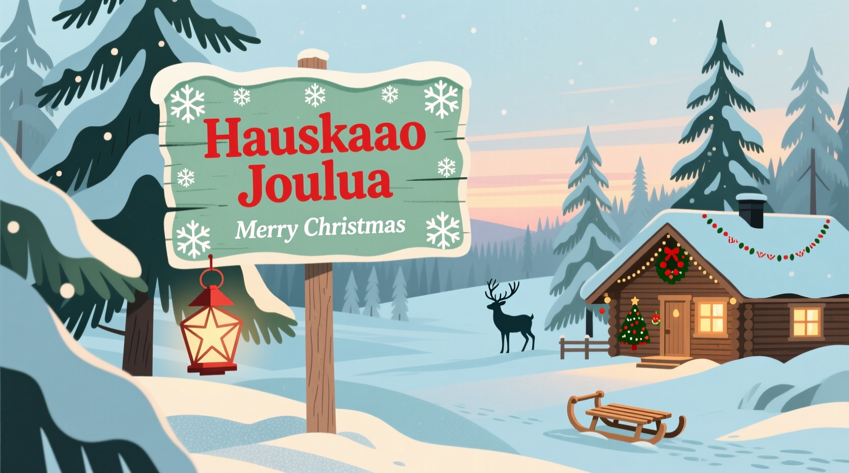 how do you say merry christmas in finland