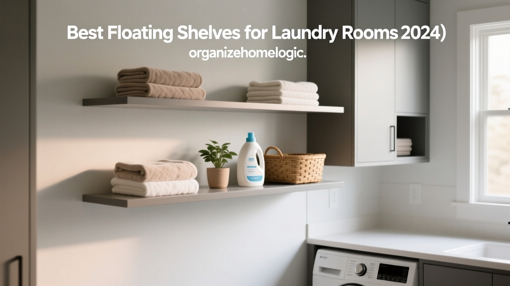 Best Floating Shelves for Laundry Rooms (2024)