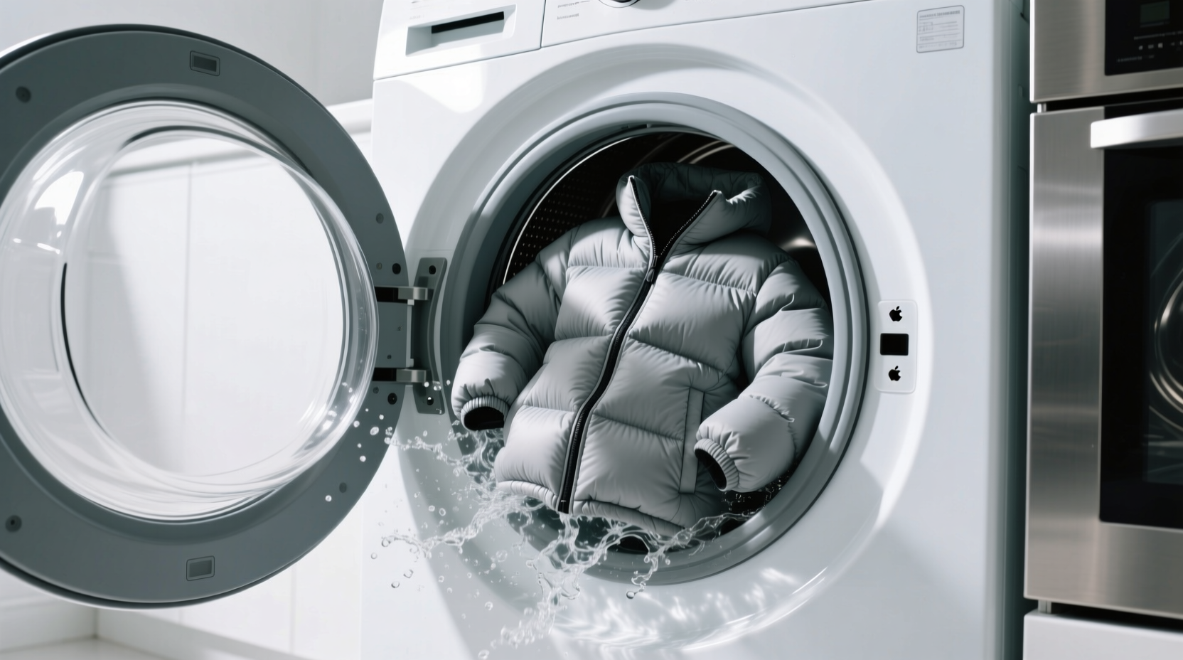how to wash a down puffer jacket safely