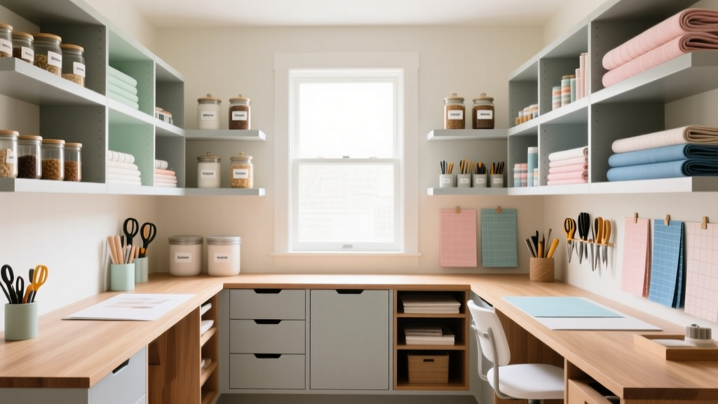 Small Craft Room Ideas: Smart Storage & Space-Saving