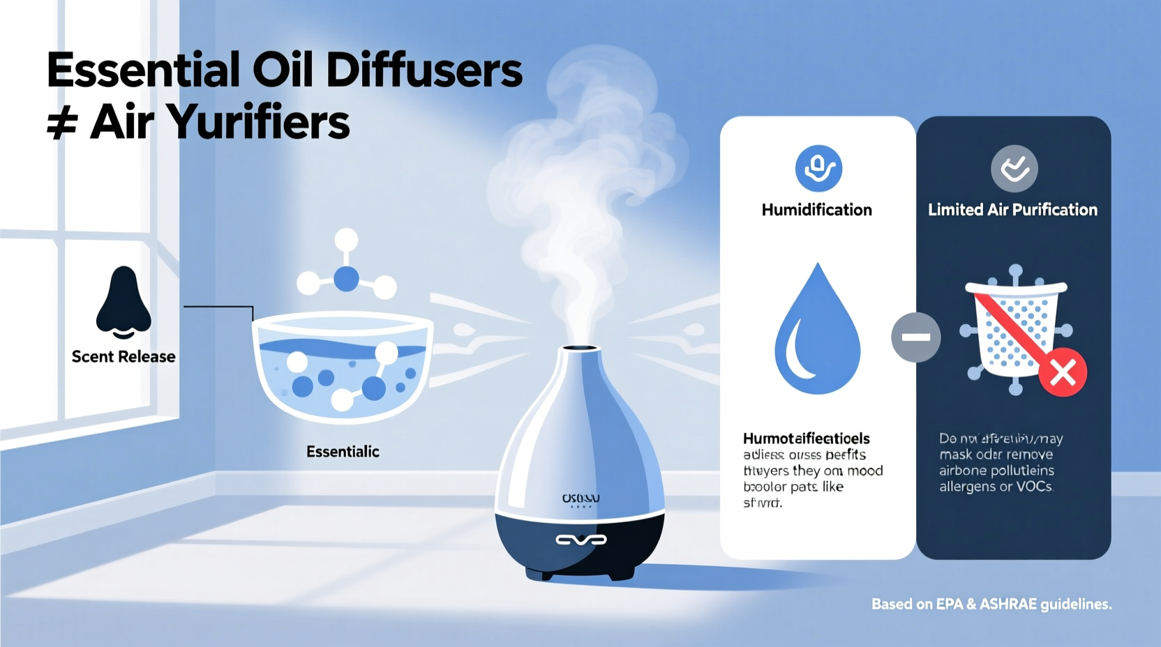do essential oil diffusers purify the air or are they just for scent