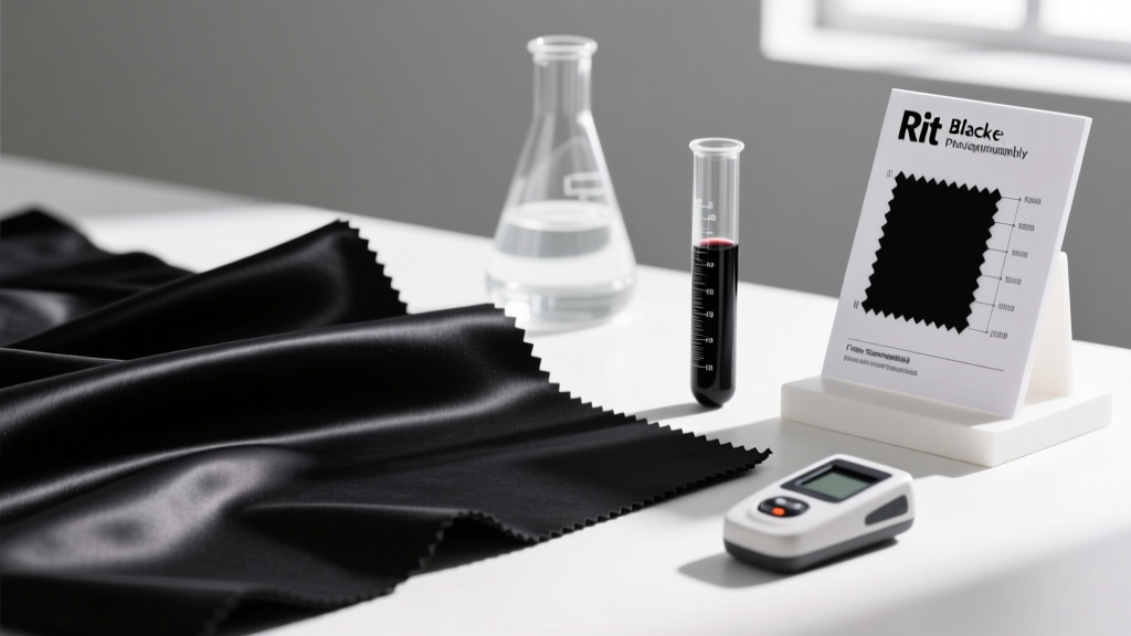 Jet Black Rit Dye: Science, Stability & Sourcing Truths