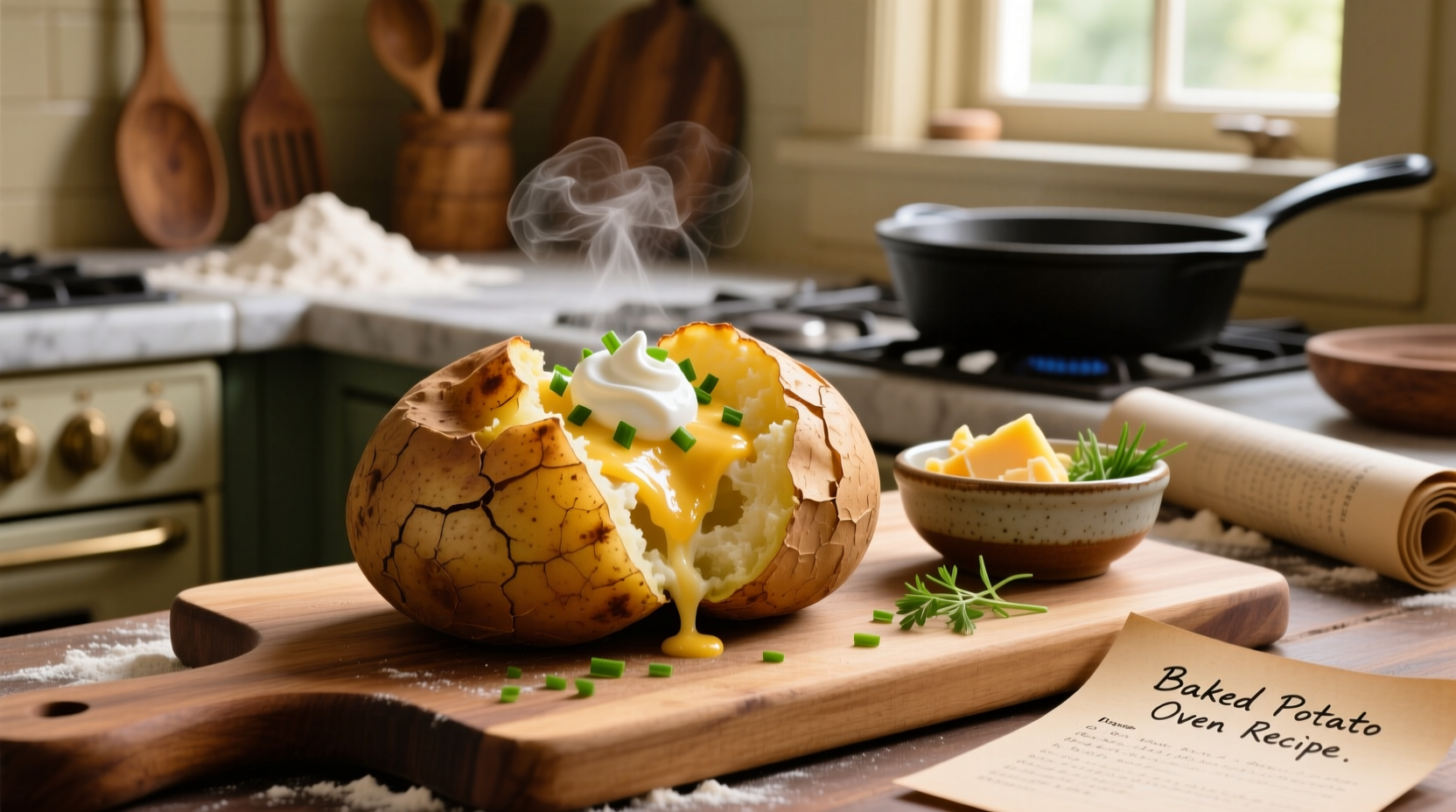 Perfect Baked Potato Oven Recipe: Crispy Skin, Fluffy Center
