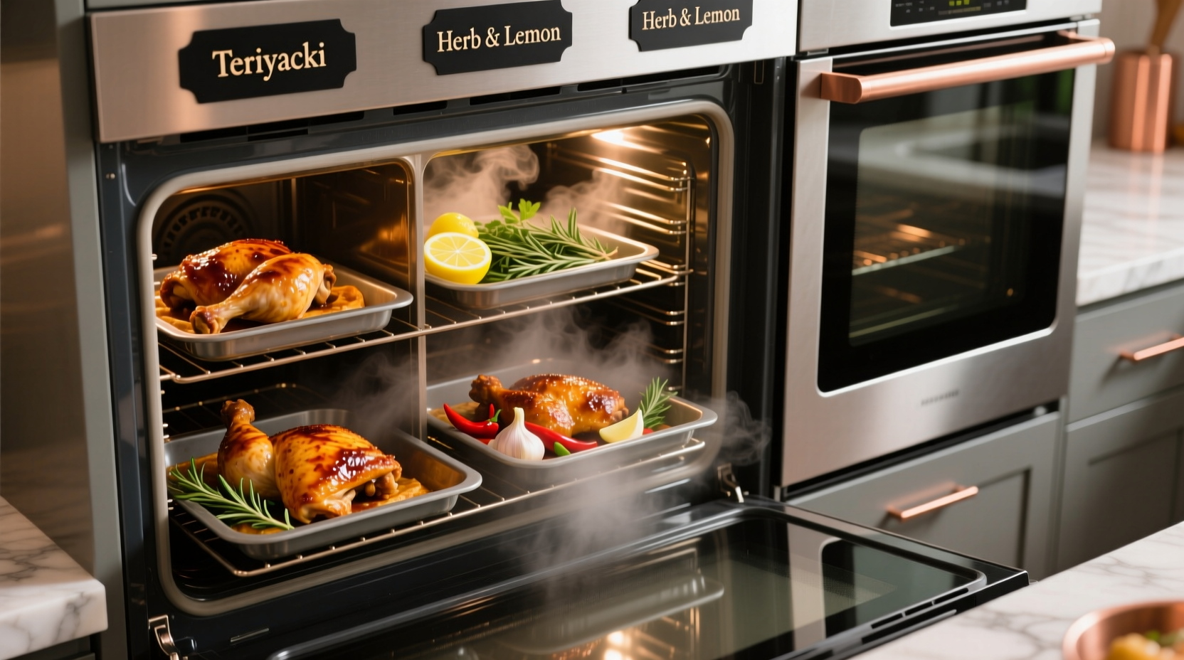 A Clever Way to Bake Several Flavors of Chicken All at Once