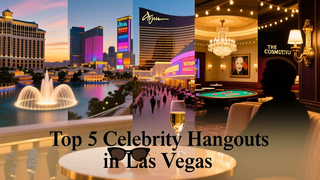 Top 5 Celebrity Hangouts in Las Vegas: Where A-Listers Eat, Drink, and Disappear