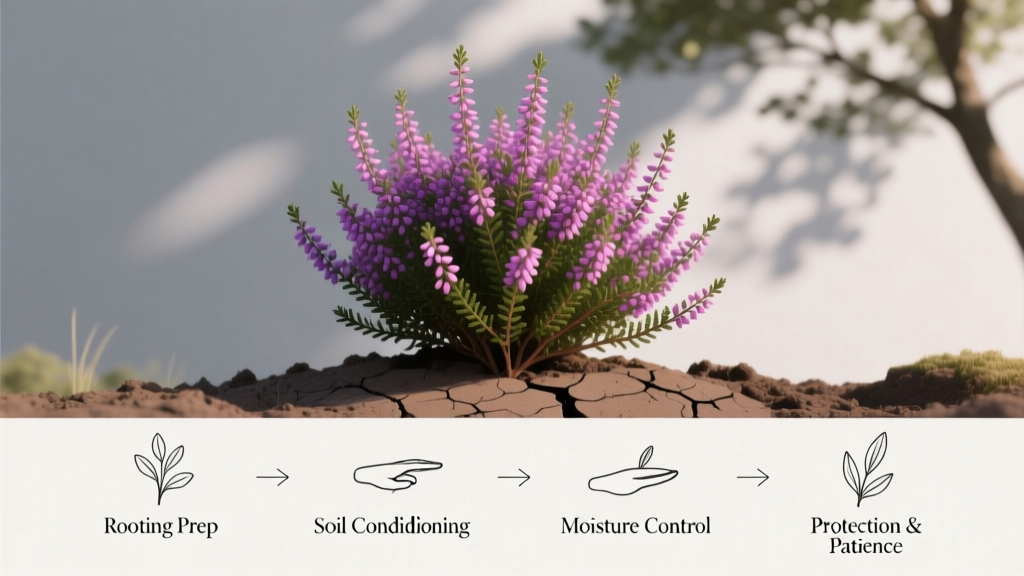 Heather Propagation: 4-Step Method for 85% Success