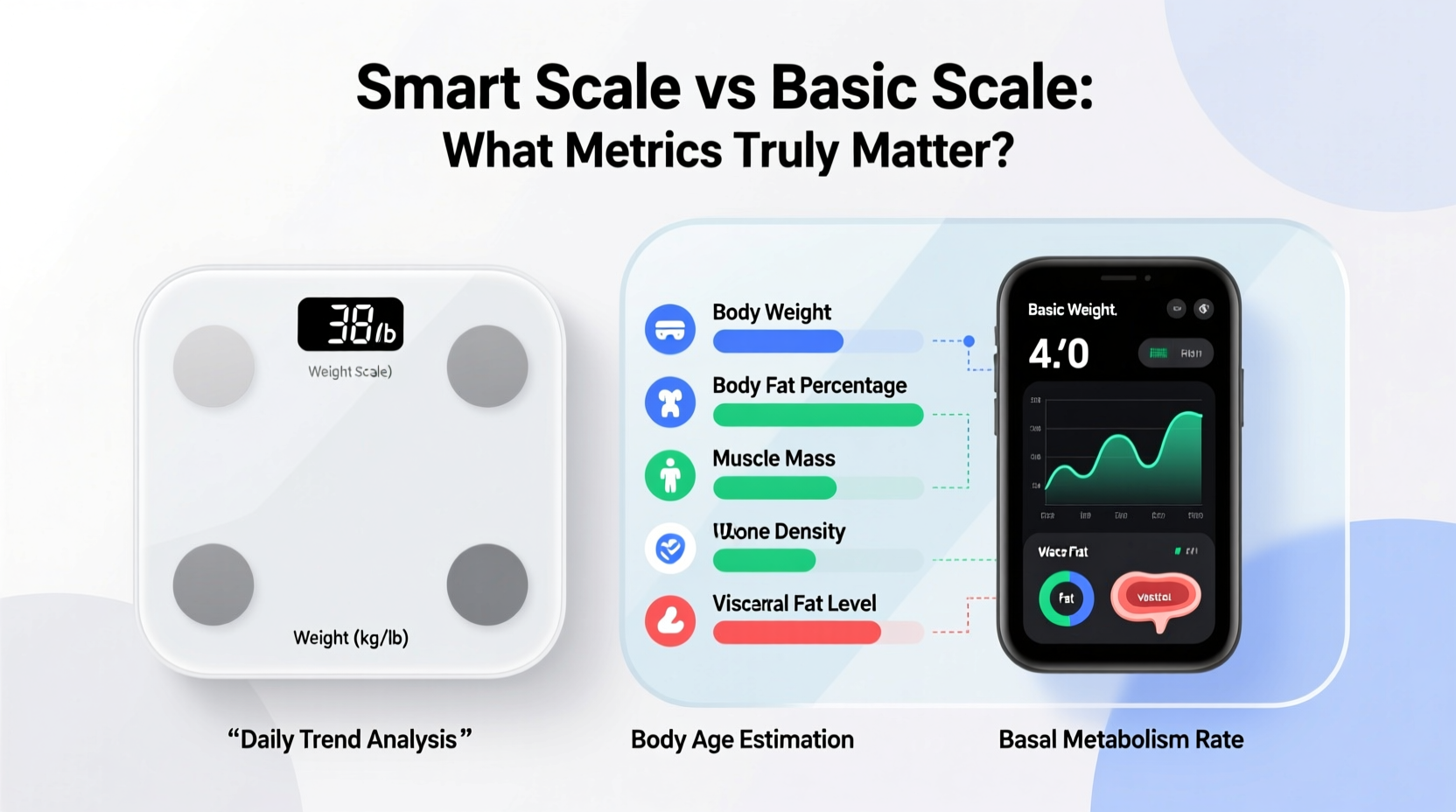 smart scale vs basic weight scale what body metrics matter most