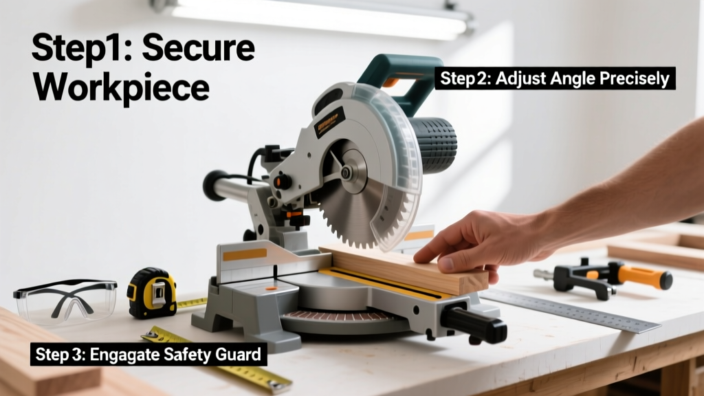 How to Use a Miter Saw Safely and Accurately