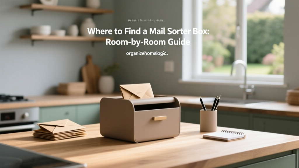 Where to Find a Mail Sorter Box: Room-by-Room Guide