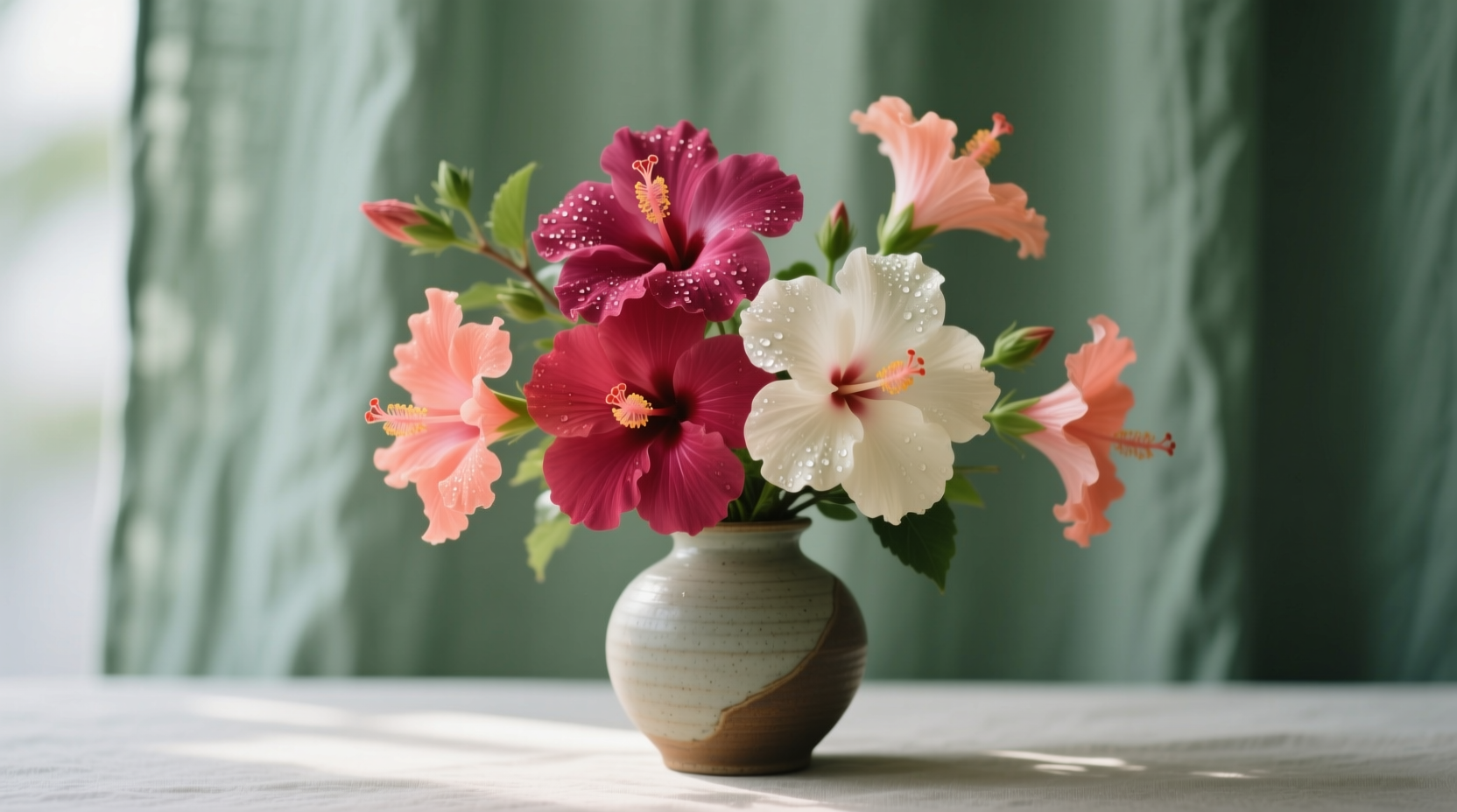 hibiscus flower arrangements