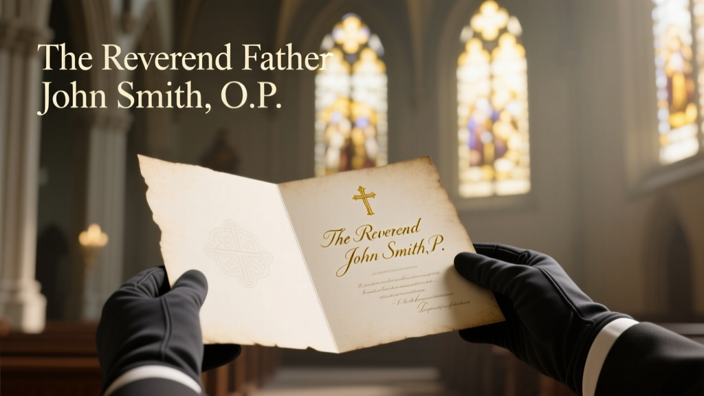 Wedding Invitation to Catholic Priest: Exact Protocol (2026)
