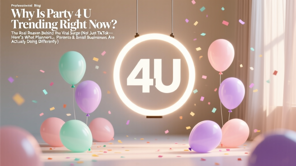 Party 4 U Trending in 2026: Why Planners & Parents Love It
