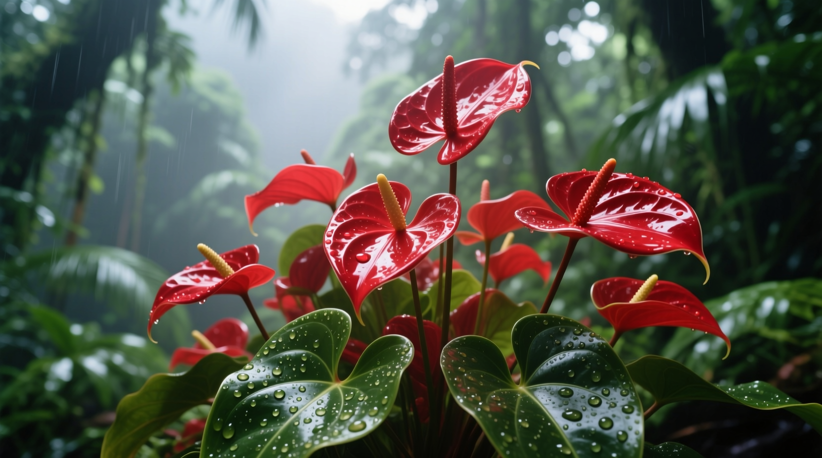 anthuriums