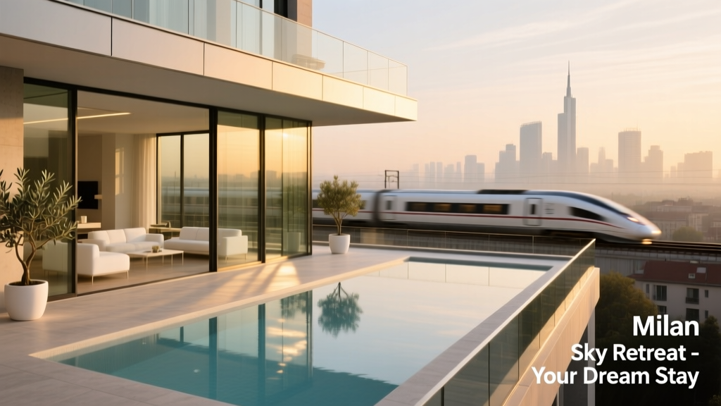 My Favorite Airbnb: A Sleek Milan Penthouse With A Rooftop Pool And Sunroom