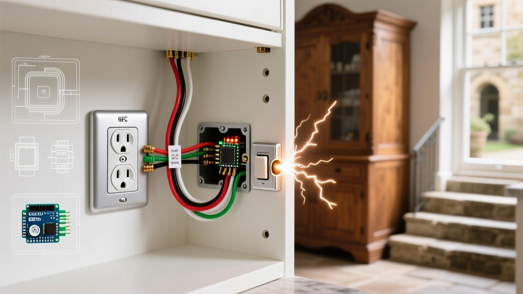 Electrical Outlet in Cabinet Upgrade: Hidden Power & NEC Rules