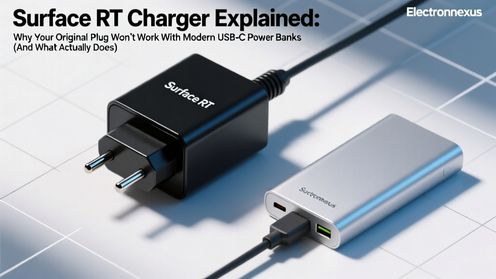 Surface RT Charger Explained: Why Your Original Plug Won’t Work With Modern USB-C Power Banks (And What Actually Does)