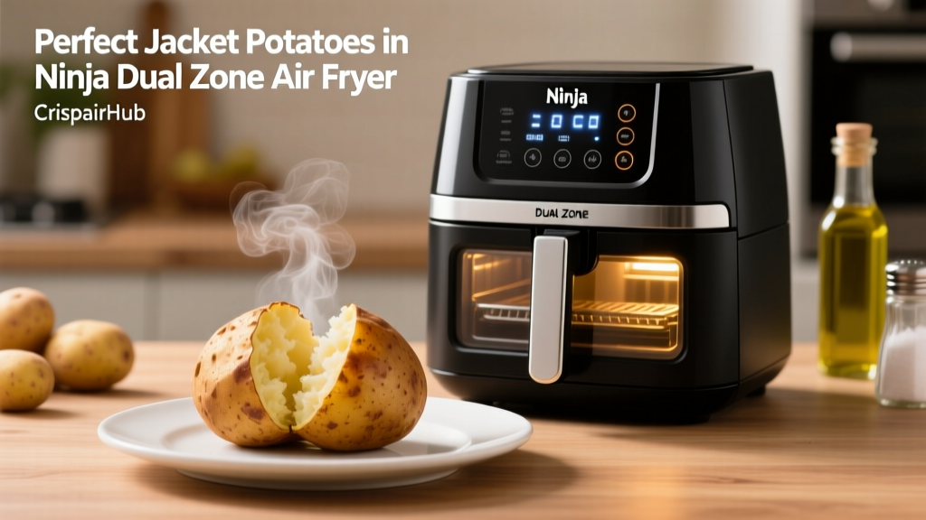 Perfect Jacket Potatoes in Ninja Dual Zone Air Fryer