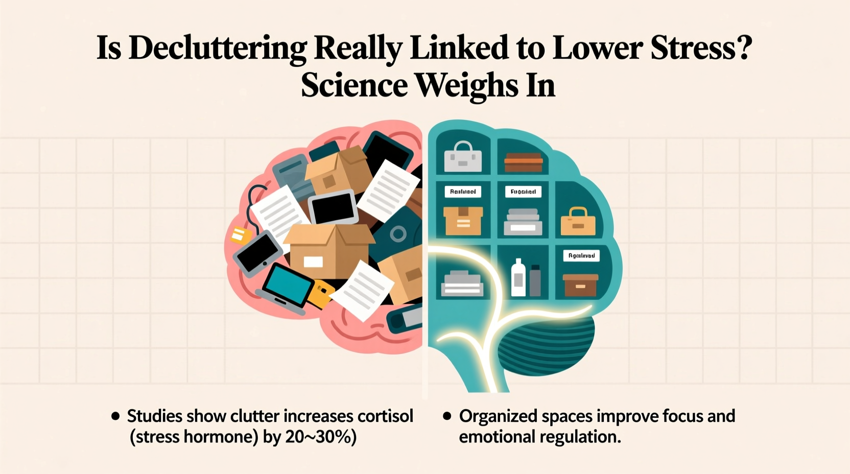 is decluttering really linked to lower stress science weighs in