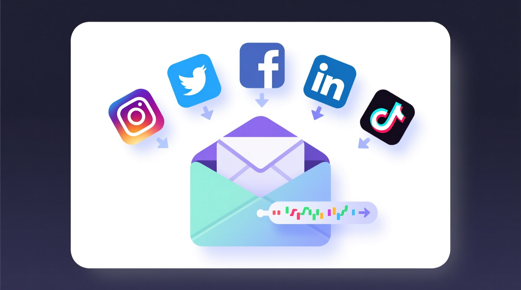 manage all your social networks via email