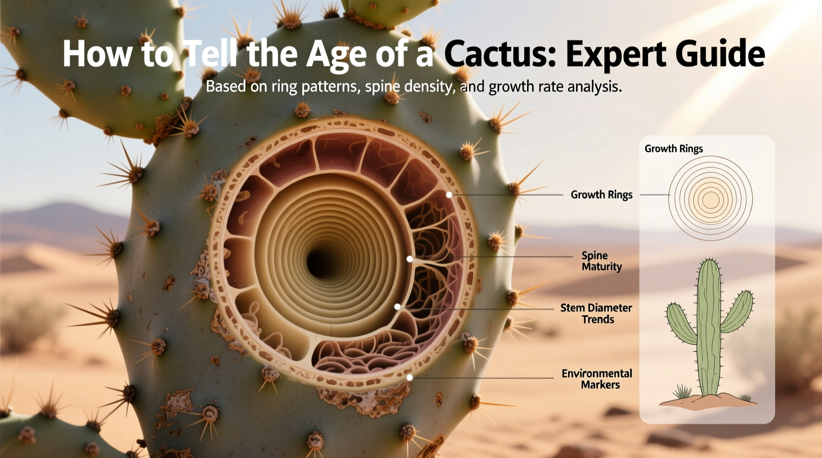 How Do You Tell How Old A Cactus Is